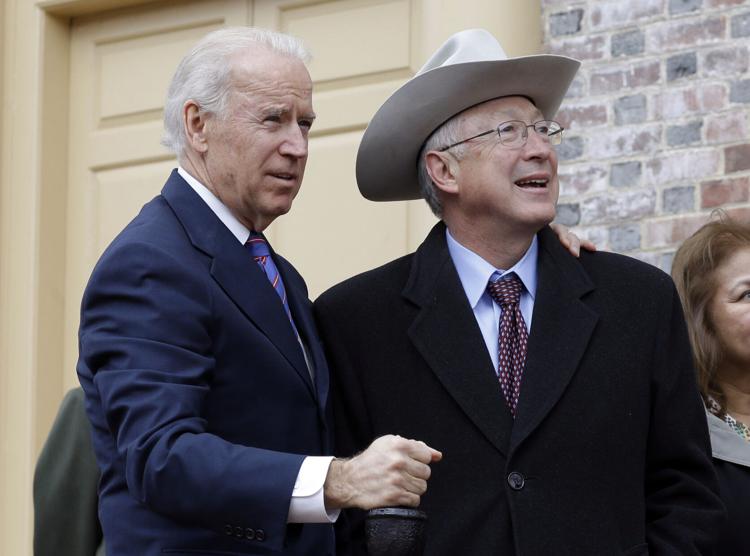 Joe Biden and Ken Salazar