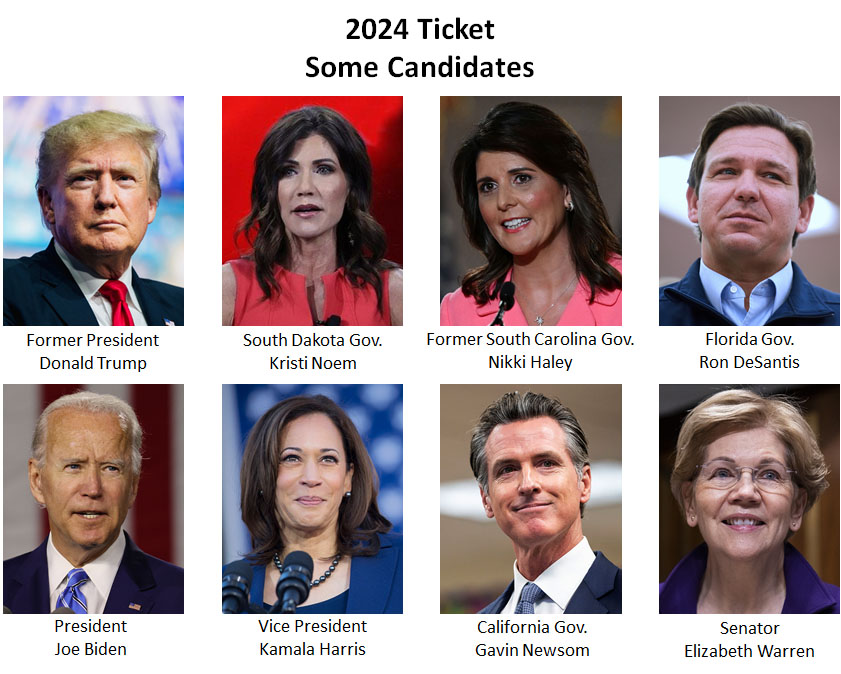 2024 Ticket - Some candidates