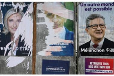 French election poster