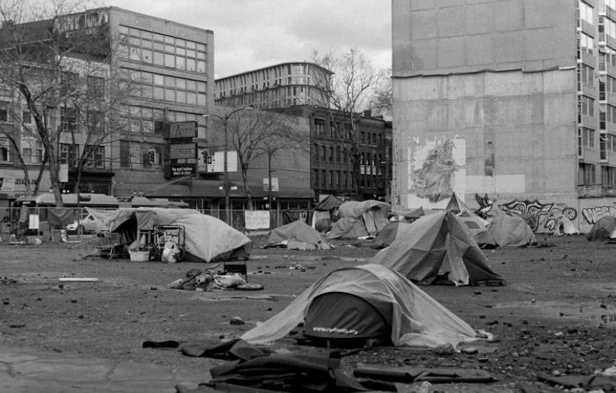 homeless encampment